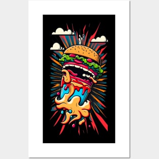 Hamburger lover Posters and Art